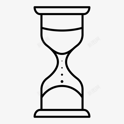 小时玻璃时间秒图标svg_新图网 https://ixintu.com 倒 倒计时 分钟 小时玻璃 旧计时器 时间 沙子计时器 沙漏 秒
