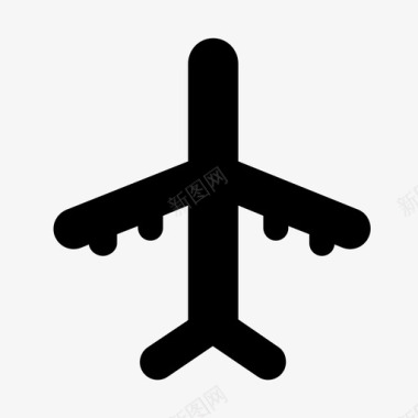 飞机过境运输方式图标图标