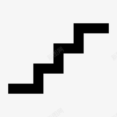楼梯系统标牌图标图标