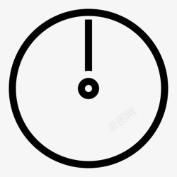 5秒倒数计时时钟设定时间告诉时间图标高清图片