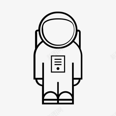 宇航员服装未来图标图标