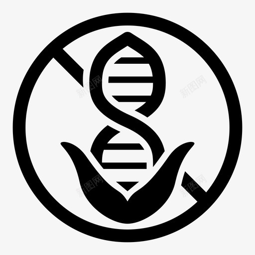 非转基因植物有机图标svg_新图网 https://ixintu.com 健康 农业 收获 无转基因 有机 植物 环境 绿色 非转基因 食品
