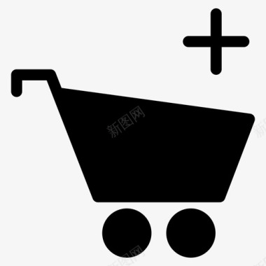 添加购物车在线购物者在线购物图标图标