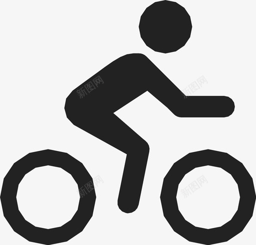 骑自行车健身运动图标svg_新图网 https://ixintu.com mtb 健身 山地自行车 运动 锻炼 骑自行车