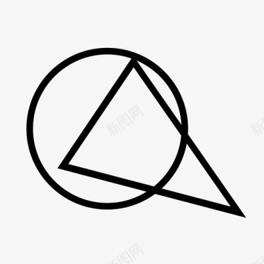 形状对象几何体图标图标