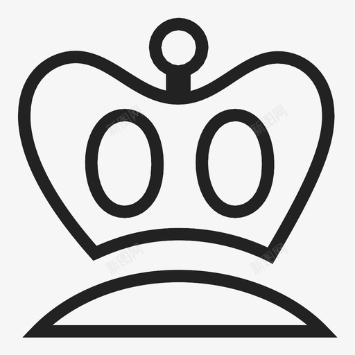 国王战略国王棋子图标svg_新图网 https://ixintu.com 国王 国王棋子 战略 棋子 棋类游戏 游戏 象棋王
