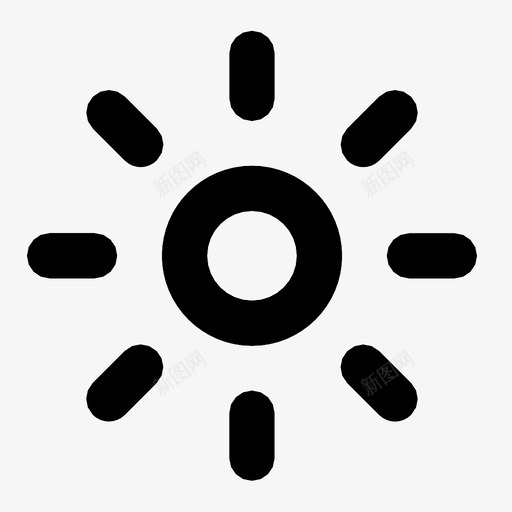 阳光温暖晴朗的天气图标svg_新图网 https://ixintu.com 夏天 明亮 星星 晴朗的天气 温暖 炎热 阳光