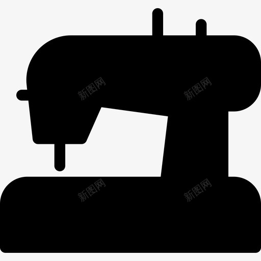 缝纫机标志形状图标svg_新图网 https://ixintu.com 固定 形状 插图 标志 物体 物体实心 缝纫机 衣服 连接