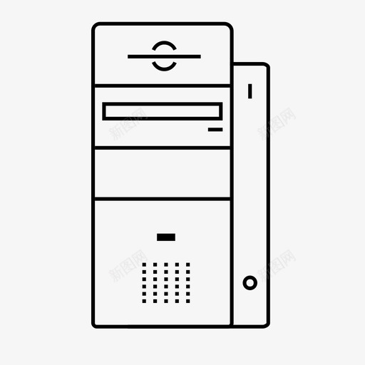 power macintosh 8500retro产品图标svg_新图网 https://ixintu.com apple computers apple inc apple产品 computer device old power macintosh power macintosh 8500 retro 产品