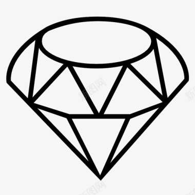 钻石贵重稀有图标图标