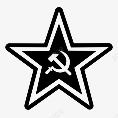 锤子和镰刀陆军苏联图标图标