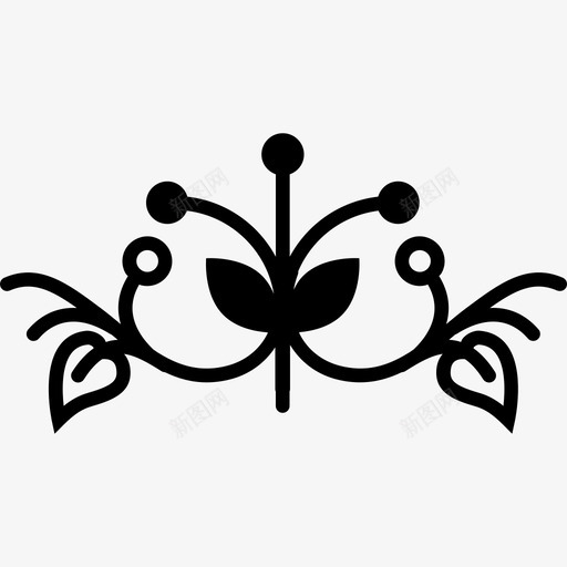 用于装饰形状花卉的花卉图标svg_新图网 https://ixintu.com 形状 用于装饰 花卉设计的花卉设计