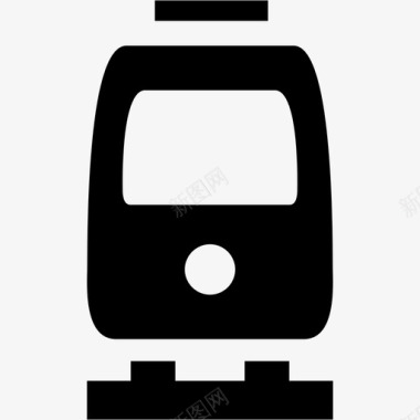 电车轻轨公共交通图标图标