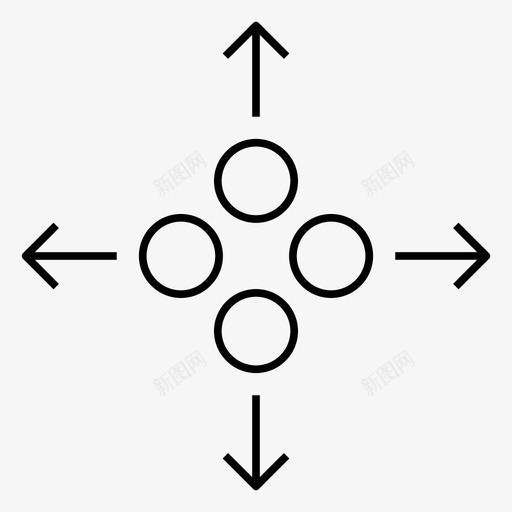 解组分开移开图标svg_新图网 https://ixintu.com 分开 切掉 勾勒 圈出 移开 解组