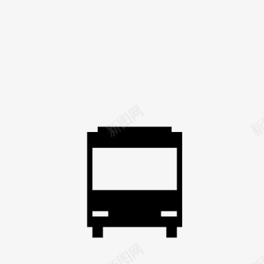 公共汽车机动车辆公共交通工具图标图标
