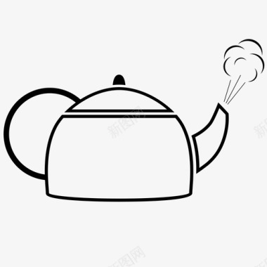 水壶煮沸器厨房图标图标