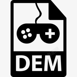 DEM格式的DEMDEM文件格式DEM文件格式符号界面文件格式图标高清图片