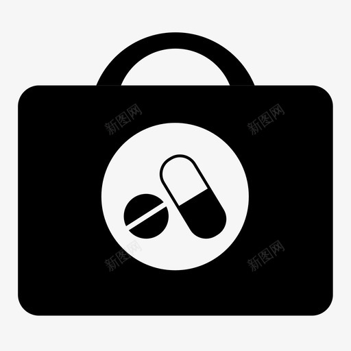 医疗包医院医疗救助图标svg_新图网 https://ixintu.com 加上 医疗包 医疗护理 医疗救助 医疗袋 医院 外科医生 药丸 药剂师 药品 药瓶