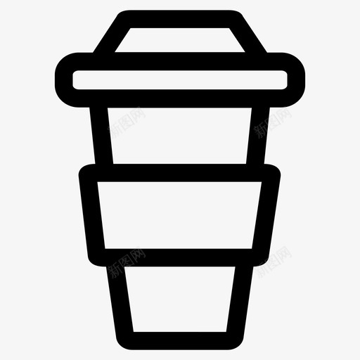 咖啡饮料护理图标svg_新图网 https://ixintu.com fup 去 咖啡 护理 热饮 纸杯 饮料