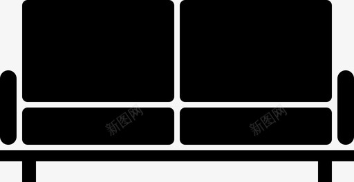 沙发椅子座位图标svg_新图网 https://ixintu.com 客厅 家 家具 座位 房子 椅子 沙发
