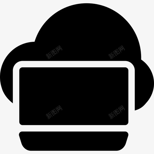 云笔记本安全服务图标svg_新图网 https://ixintu.com 云固态 云笔记本 传输 共享 固态图标 存储 安全 形状 技术 服务 系统 网络