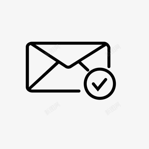 批准邮件邮资好的图标svg_新图网 https://ixintu.com 便笺 信件 信封 好的 完成 批准邮件 电子邮件 邮件 邮资