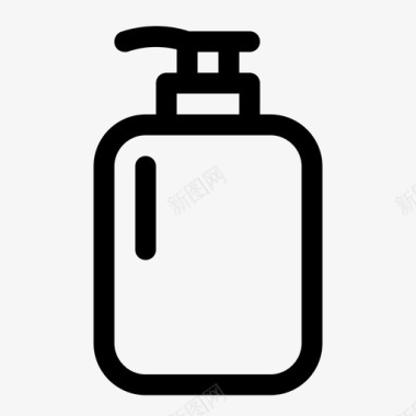 液体肥皂洗涤剂软肥皂图标图标