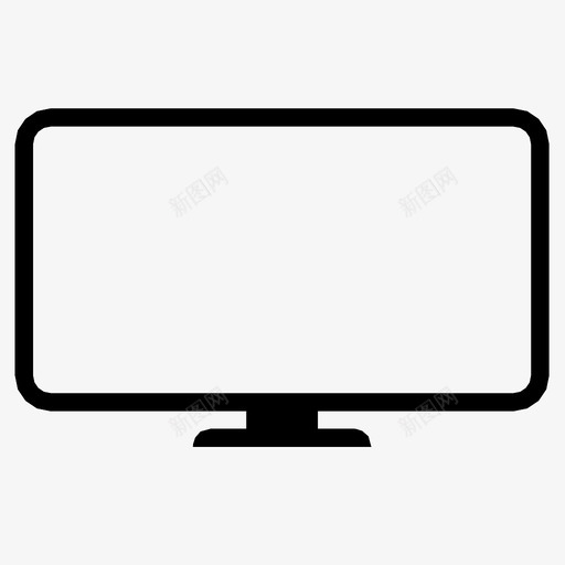 显示器电脑屏幕平板电脑图标svg_新图网 https://ixintu.com 平板电脑 显示器 电脑屏幕 电视