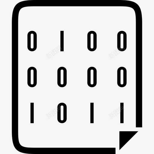 二进制代码接口数据图标svg_新图网 https://ixintu.com 二进制代码 接口 数据