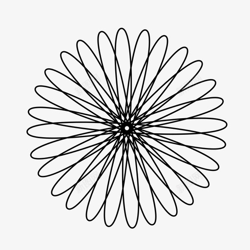 图案花卉图案线条艺术图标svg_新图网 https://ixintu.com 几何图案 几何花朵图案 图案 线条艺术 花卉图案 花朵图案 花朵设计