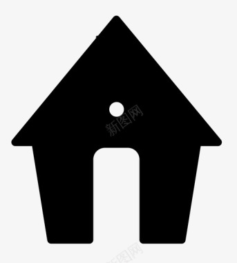 房子家庇护所图标图标