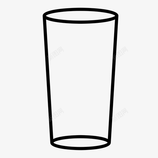 冷藏杯专用玻璃杯服务杯图标svg_新图网 https://ixintu.com 专用玻璃杯 冷藏杯 服务杯 杯子 空杯 空饮料 酒杯 饮料杯