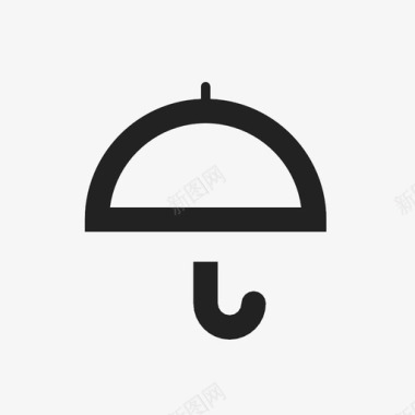 伞风暴雪图标图标