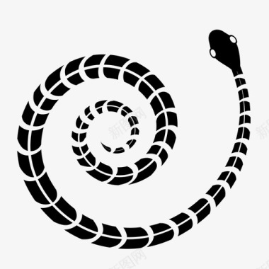 海蛇动物蛇图标图标