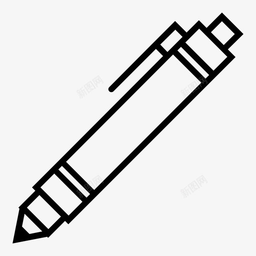 笔办公室专业图标svg_新图网 https://ixintu.com 专业 作家 写作 办公室 学校 学生 工具 插图 笔