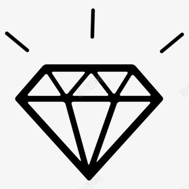 钻石贵重皇家图标图标
