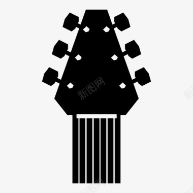 吉他音乐家乐器图标图标