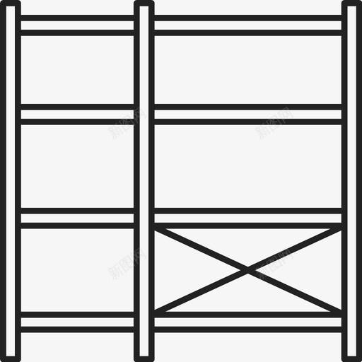 货架家具整理图标svg_新图网 https://ixintu.com 仓库 家具 整理 货架 货架单元