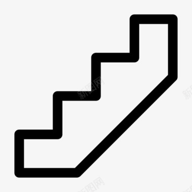 楼梯说明梯子图标图标