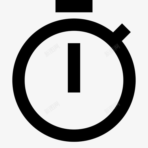 秒表圈计时器计时图标svg_新图网 https://ixintu.com 圈计时器 秒表 计时 轨道时间 非常基本。安卓棒棒糖图标。