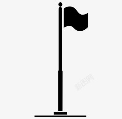 市民广场旗帜中央公园中央广场图标高清图片