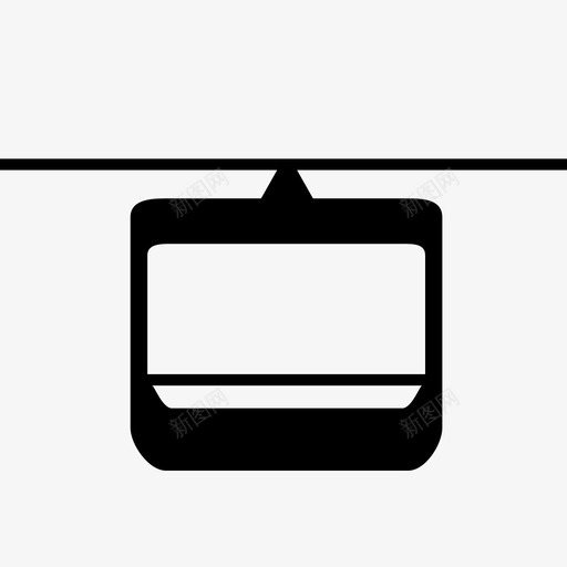 缆车通勤观光图标svg_新图网 https://ixintu.com 缆车 观光 通勤