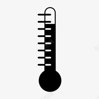 温度计摄氏度气候图标图标