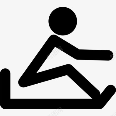 体操运动员的姿势运动体操图标图标