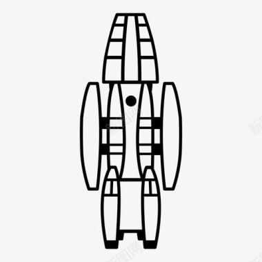 卡拉狄加首都飞船宇宙飞船图标图标