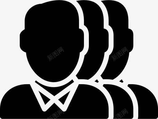 商务人士标志形状图标svg_新图网 https://ixintu.com 人物 人物-固体 人类 商务人士 形状 插图 标志 男性 设计