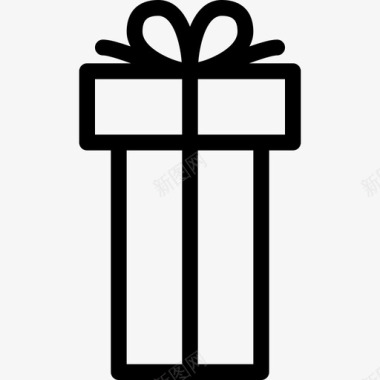 礼品盒礼品赠送图标图标
