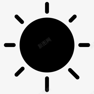 太阳天空太阳能图标图标