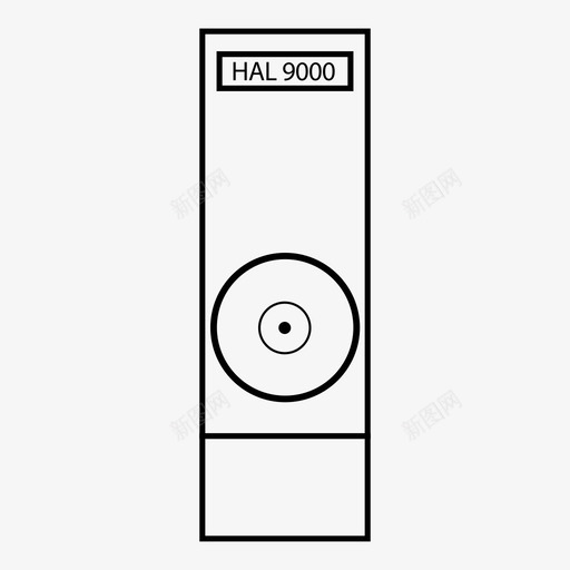 哈尔9000图标svg_新图网 https://ixintu.com 哈尔9000