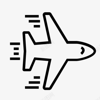 飞机送货飞行图标图标